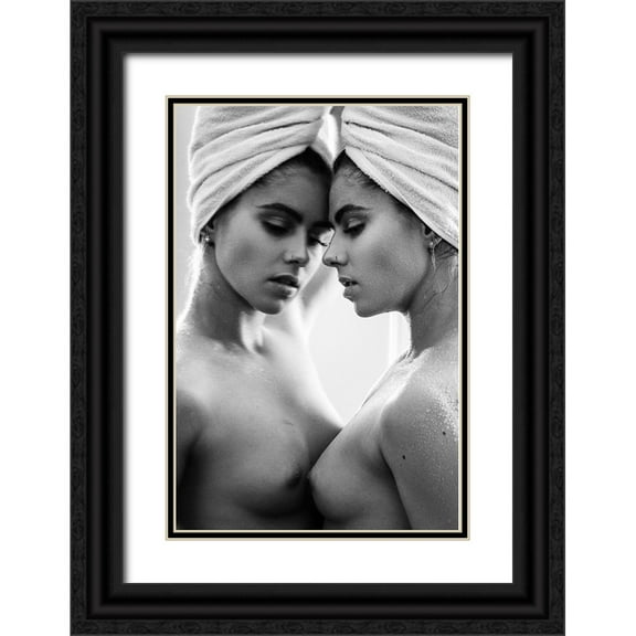 Krystynek MQEP, Martin 11x14 Black Ornate Wood Framed with Double Matting Museum Art Print Titled - My Home, My Freedom