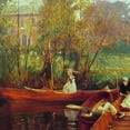 thumbnail image 3 of Sargent, John Singer 15x15 Black Modern Framed Museum Art Print Titled - A Boating Party, 3 of 5