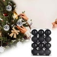 thumbnail image 2 of 24PCS Mini Blue Christmas Ornaments - Matte Shatterproof Xmas Tree Balls for Holiday, Halloween & Party Decorations, 2 of 8