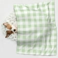 thumbnail image 6 of Naloa Green Checkboard Dog Blanket, 3 Sizes Cat Blanket for Indoor Cats Large Medium Small Dog Gifts-Medium, 6 of 8