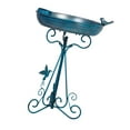 thumbnail image 2 of Baño para pájaros, comedero para pájaros, resistente a la intemperie, accesorio de decoración para jardín, adorno de hierro para exteriores, patios y, 2 of 8
