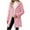 Pink, variant on Scyoekwg Womens Winter Jacket Fleece Warm Coats Long Sleeve Hooded Cardigan Coats Solid Color Long Jacket Outerwear (Pink,M)