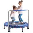 thumbnail image 1 of Trampolín VEVOR 36 para niños, interior/exterior, con asa, color azul, 1 of 8