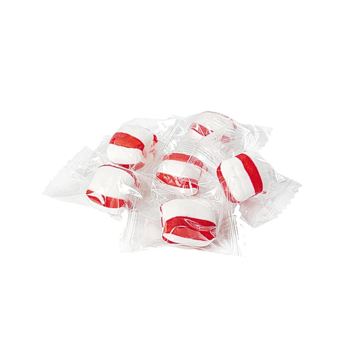 Soft Mint Peppermint Flavored Puffs (Approx. 400 Pieces) Individually Wrapped, Bulk & Delicious Hard Candy (5 Pounds)