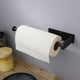 thumbnail image 3 of Soporte para Papel Higiénico Almacenamiento Montado en La Pared Ahorre Espacio para La Cocina Del Baño - NEGRO Sunnimix Soporte de papel higiénico, 3 of 8