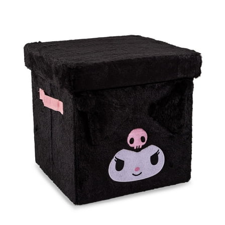 Sanrio Kuromi 13-Inch Plush Storage Bin With Lid