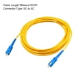 thumbnail image 3 of Cable de fibra óptica de 5 metros 16,5 pies SC a a Cable de fibra óptica mono-modo SC Doble 9/125, 3 of 4
