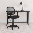 thumbnail image 2 of Scranton & Co Foam Fabric/Mesh Mid-Back Office Chair in Black, 2 of 12