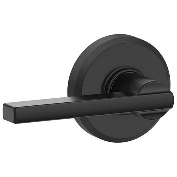 Schlage F10-Lat-Gsn Latitude Passage Door Lever Set - Black