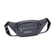 thumbnail image 4 of Riñonera para mujer, bolso de cintura ajustable, de gran capacidad, moderno, con cremallera, para hombro Gris, 4 of 9