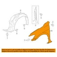 thumbnail image 3 of For 13-17 Accord Coupe 2-Door Front Fender Quarter Panel Primed Steel Right Side, 3 of 5
