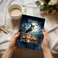 thumbnail image 3 of Happy Halloween Shetland Sheepdog Witch Pumpkins Bats Spiral Bound Journal Sheltie Dog Lover Gifts 5x7in Spiral Notebook - 13012, 3 of 5