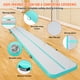 thumbnail image 5 of VEVOR Colchoneta inflable para gimnasia, 4 pulgadas de grosor, pista de gimnasia con bomba electrica, colchonetas de entrenamiento para uso domestico, gimnasio, yoga, porristas, playa, parque y agua, 5 of 9