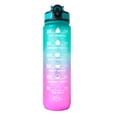 thumbnail image 1 of Botella Motivacional HAPPY ME 1lt con popote plástico integrado purpura, 1 of 6