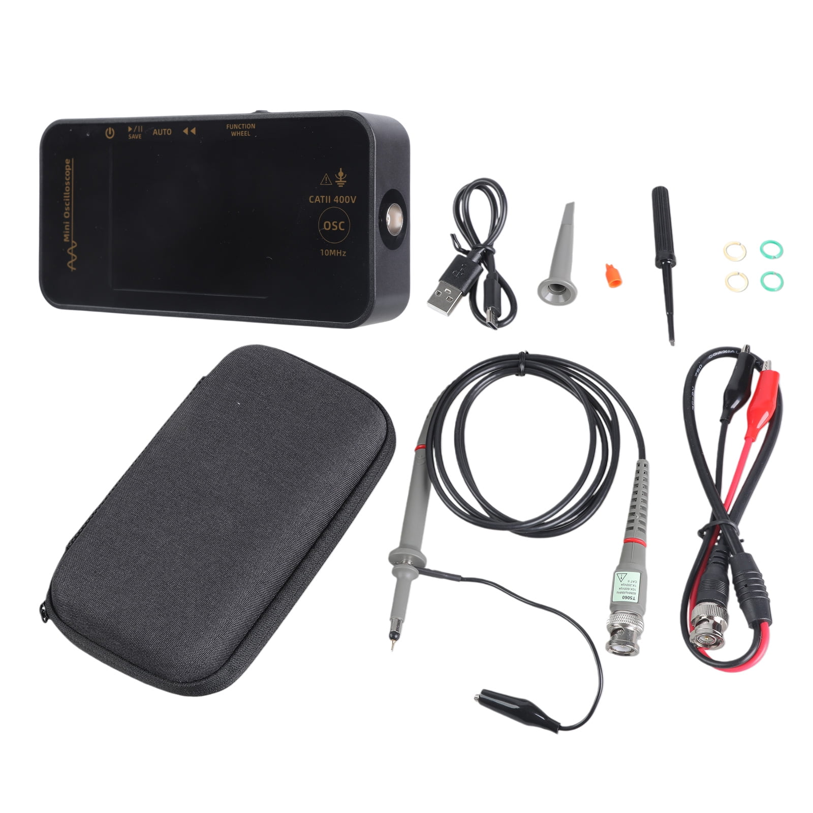 lanema Rechargeable Handheld Oscilloscope 10MHz Bandwidth for Sound Amplifiers Hobbyist