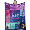 thumbnail image 1 of LHSHID Best Friend Blanket Best Friend Birthday Gifts for Women Gifts for Best Friends Women Bestie Birthday Gifts for Women Friendship Throw Friendship Gifts for Women Friends 40"x50", 1 of 7