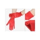 thumbnail image 3 of Guantes de satén de color sólido INSPIRE CHIC de dedo completo, de longitud hasta la muñeca, guantes cortos para mujeres, rojos, talla única, 3 of 6
