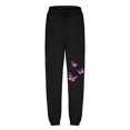 thumbnail image 4 of ICHUANYI Liquidación Mujer Fitness Deporte Relajado Impresión Suelta Cintura Elástica Pantalones Largos ICHUANYI WER202308254335, 4 of 8
