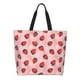 thumbnail image 1 of Easygdp Strawberries Bolsas Tote para Mujer, Bolsos de Hombro para Viaje, Bolsos de Mano de Gran Capacidad para Compras y Trabajo, 1 of 8