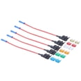 thumbnail image 1 of 12 Piezas 5Amp - Fusibles de Tamaño Pequeño con 5 Piezas de Portafusibles de Circuito Cola Portafusibles para fusibles de circuito A, 1 of 8