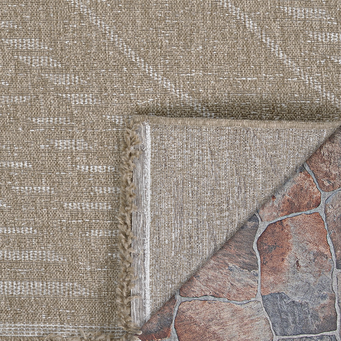 Couristan Naturalistic Rattan Indoor/ Outdoor Area Rug, Natural-Cream, 7'10" x 10'