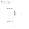 thumbnail image 2 of 10 Pcs Fusible Térmico de Metal RY94 94 °C 201.2 °F 15A 250V Fusible Térmico de Corte para Motor Transformador, 2 of 6
