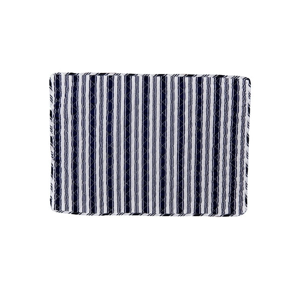 French Stripe Navy Placemats Set of 6, 13" x 19"