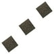 thumbnail image 4 of Kearding Alfombrilla de baño con diseño de guijarros, alfombra cuadrada antideslizante, ducha de baño, bañera, almohadilla de PVC, marrón negro 3piezas, 4 of 6