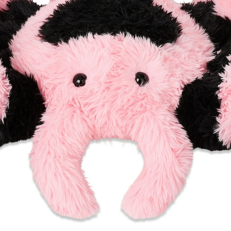 Giant Pink Heart Spider Plush - 45 Inch Oversized Friendly Stuffed