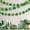 Green, variant on St. Patrick's Garland, Yrmaups St. Patrick's Garland, Shamrock Party Decor, Green Holiday Garland, Irish Festival Decor, Wall Hanging Garland, Party Decoration, Home Festive Decor