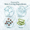 thumbnail image 4 of Red Light Therapy Activation Serum for Face and Neck, Blue Peptide Serum with Hyaluronic Acid, Aloe Vera, Caffeine, Niacinamide & Ceramides, Lightweight Hydrating Serum, 1 Count, 4 of 9