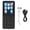 Black, variant on Riousery 32GB MP3 MP4 Player with Bluetooth 5.0, 1.8 Inch Color Screen HiFi Music Player, White [cite: 20, 24]
