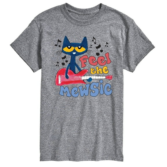 Pete The Cat - Feel The Mewsic - Men's Short Sleeve Graphic T-Shirt