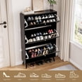 thumbnail image 2 of Fiogmub Shoe Cabinet with 3 Flip Drawers, Freestanding Shoe Storage Cabinet, Narrow Shoe Rack Organizer for Entryway, 2 of 9