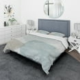 thumbnail image 1 of Designart 'Grey and White Collage II' Geometric Bedding Set - Duvet Cover & Shams, 1 of 4