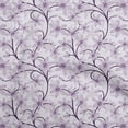 thumbnail image 1 of oneOone Tissu Flex Coton Violet Floral Rétro Projets de Couture Tissu Imprimé au Mètre 40 Pouces de Large, 1 of 5