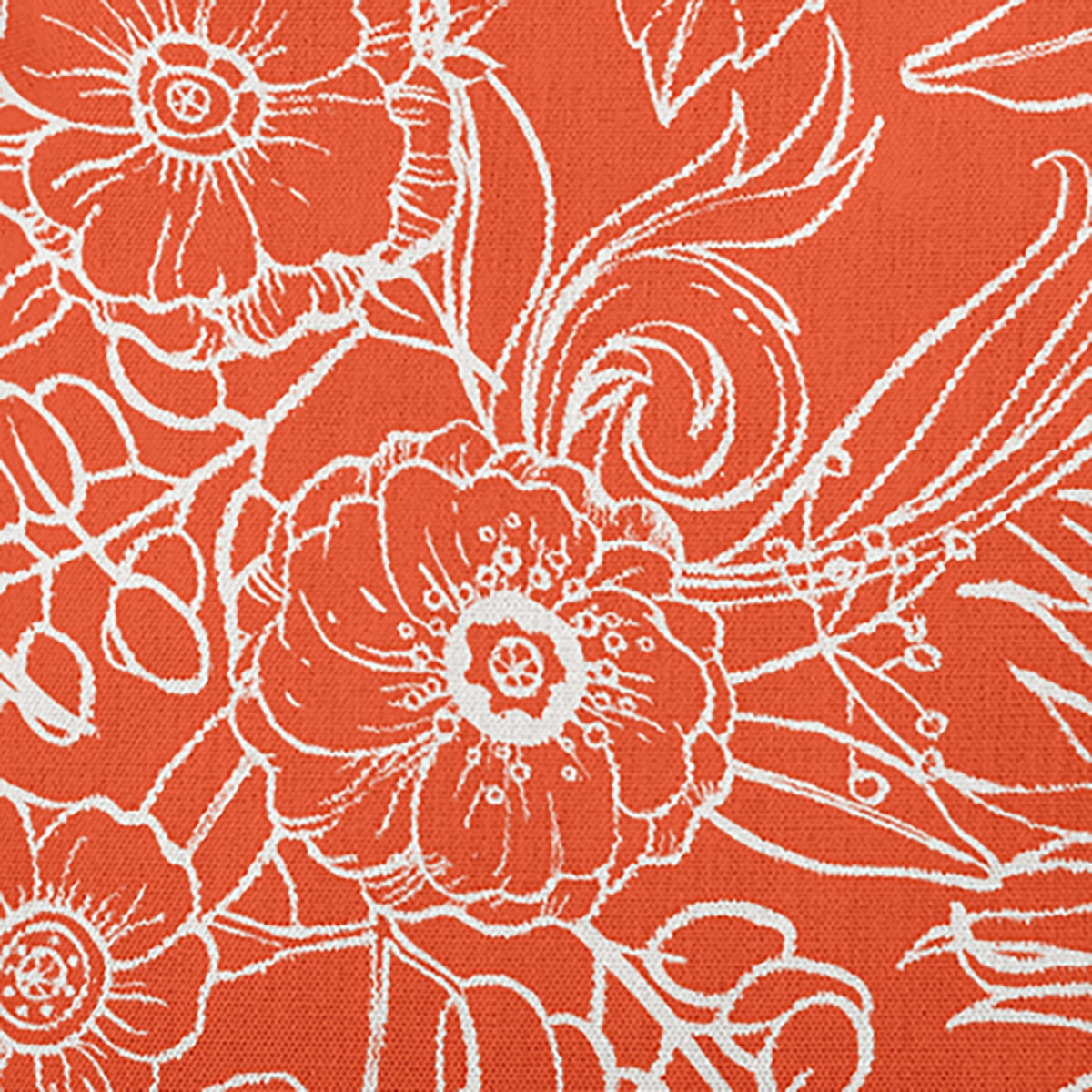 16"x16" Simply Daisy Zentangle Poly Accent Pillow, Orange Qty 1