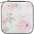 thumbnail image 2 of Hotbar Wild Flowers Travel Jewelry Case for Women Girls,PU Leather Mini Jewelry Organizer Jewelry Holder, Portable Travel Jewelry Box for Earrings, Rings, Bracelets and Necklaces, 2 of 7