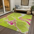 thumbnail image 6 of Addison Rugs Chantille Indoor/Outdoor Transitional Abstract Lime Washable Rectangle Rug, 9' x 12', 6 of 6