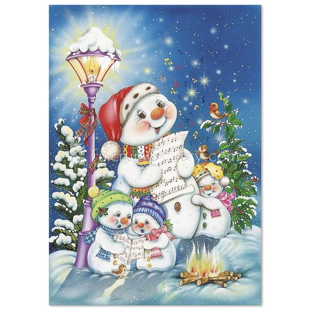 Naiovety Pintura de diamantes de Navidad, pared de diamantes de imitación para adultos, decoración de cumpleaños de Año Nuevo, regalos, pinturas para Artesanía Tipo 13 Naiovety HA009247-13