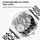 thumbnail image 2 of Relojes para hombre Reloj de pulsera de cuarzo de lujo Reloj informal de negocios para hombre Reloj luminoso de moda Acero inoxidable resistente al agua, 2 of 8