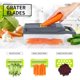 thumbnail image 4 of 16-in-1 Kitchen Mandoline Slicer, Manual, Multi-function with 8 Blades for Slicing, Cutting and Grating Vegetables and Fries, 4 of 5