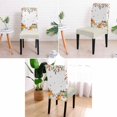 thumbnail image 2 of muroi Green Orange Fall Dining Room Chair Covers Set of 4, Stretch Kitchen Chair Cover Protector, Pumpkins Botanical Thanksgiving Chairslipcovers Removable Seat Cover for Party Banquet, 2 of 7