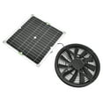 thumbnail image 1 of Ventilador Solar Con Energía Solar Impermeable para el Cobertizo de Invernadero para la Casa de Mascotas para el Gallinero, 1 of 7