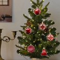 thumbnail image 4 of Set navideño Tren Copo de nieve Bolsa de hielo Pintado Colgante navideño Adornos navideños Colgante Árbol de Navidad Decoración para fiestas navideñas (60), 4 of 7