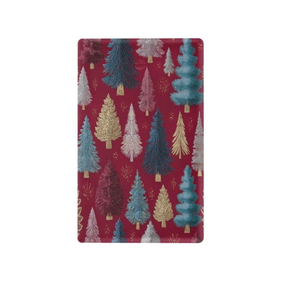 Light Switch Cover Switch Plate Outlet Cover Plug Cover for Electrical Unused Outlet Cover Stylized Christmas Trees