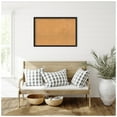 thumbnail image 2 of Amanti Art Natural Cork Board Framed Grace Brushed Metallic Black Narrow Bulletin Board 38 in. x 26 in., 2 of 8