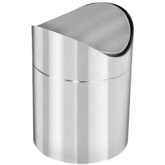 Bathroom Bin, Silver