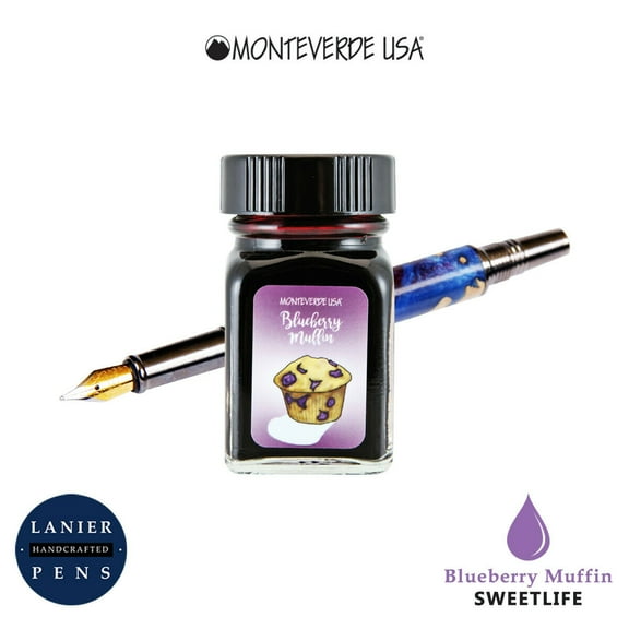Monteverde Sweet Life Ink Bottle - Blueberry Muffin