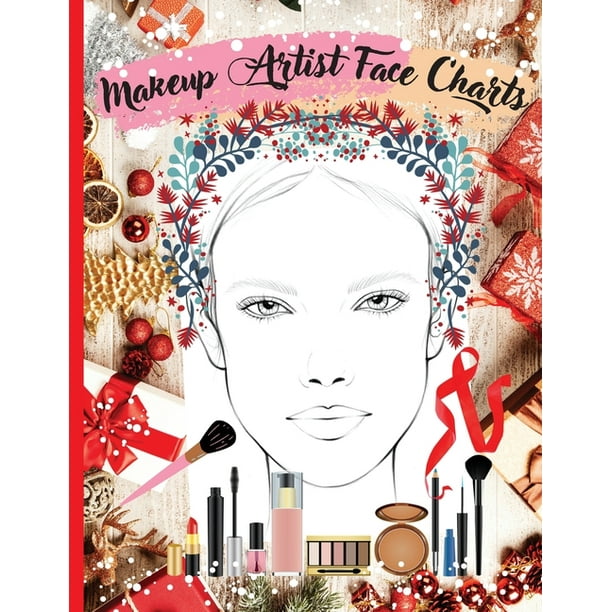 Makeup Artist Face Charts Practice book for Makeup Lovers from
